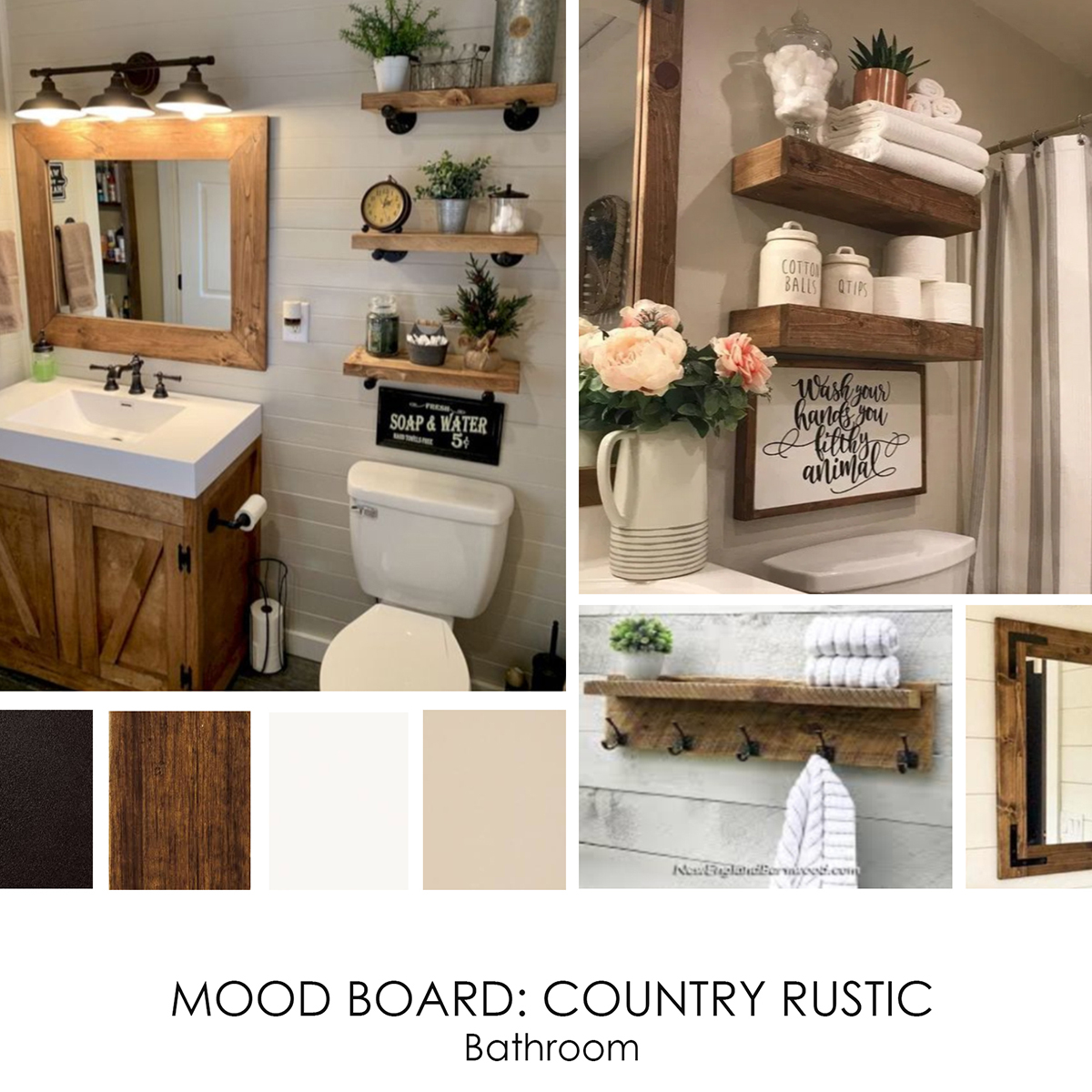 Country Rustic Bathroom