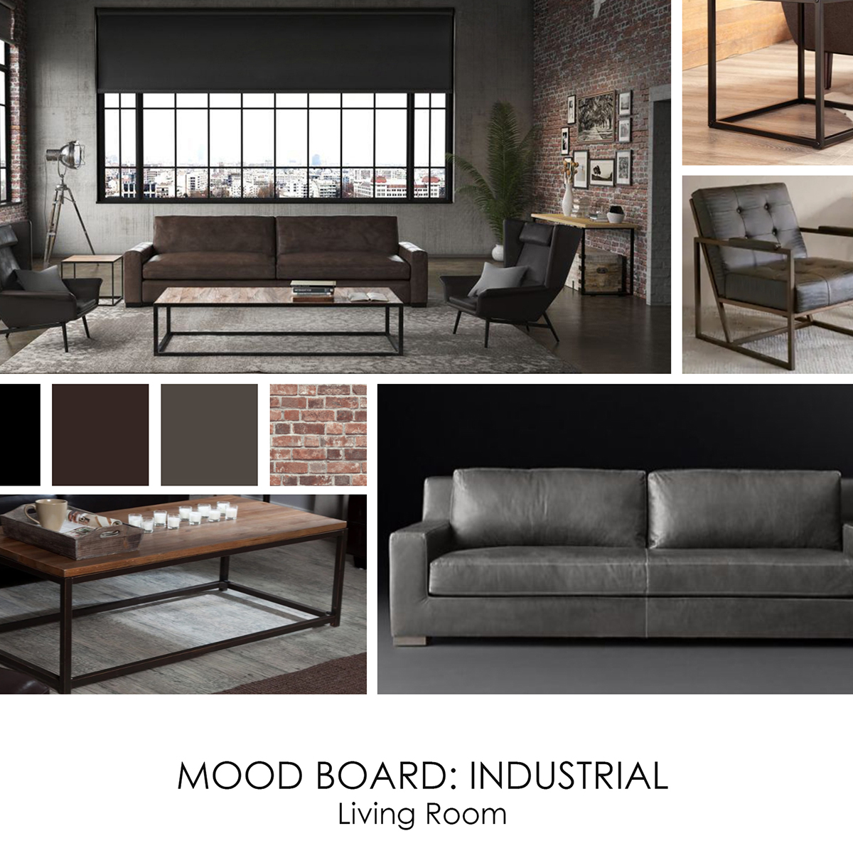 Industrial - Living Room