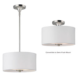 Bongo 2-Light Pendant / Semi-Flush Mount