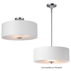 Bongo 3-Light Pendant / Semi-Flush Mount