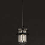 Breakwater 1-Light Outdoor Pendant / Semi-Flush