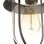 Breakwater 1-Light Outdoor Pendant / Semi-Flush