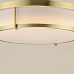 Rogue 17" 3-Light Flush Mount