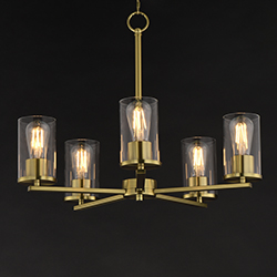 Lateral 5-Light Chandelier
