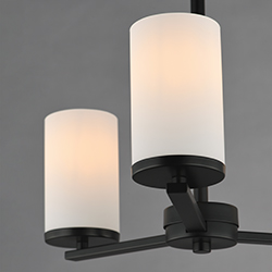 Lateral 3-Light Chandelier