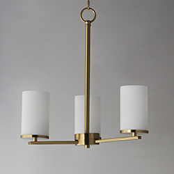 Lateral 3-Light Chandelier