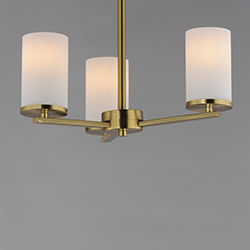 Lateral 3-Light Chandelier