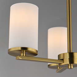 Lateral 3-Light Chandelier
