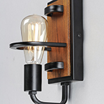 Black Forest 1-Light Wall Sconce