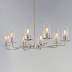 Sleek 8-Light Chandelier