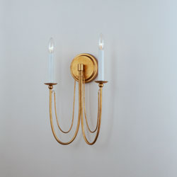 Plumette 2-Light Wall Sconce