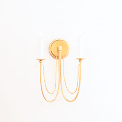 Plumette 2-Light Wall Sconce