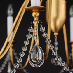 Plumette 8-Light Chandelier w Crystal