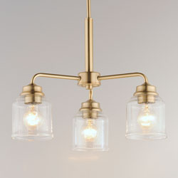 Acadia 3-Light Semi-Flush Mount/Chandelier