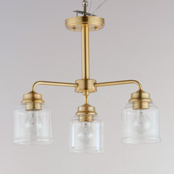 Acadia 3-Light Semi-Flush Mount/Chandelier