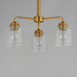 Acadia 3-Light Semi-Flush Mount/Chandelier