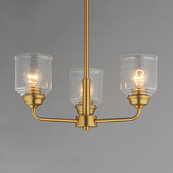 Acadia 3-Light Semi-Flush Mount/Chandelier