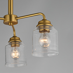 Acadia 3-Light Semi-Flush Mount/Chandelier