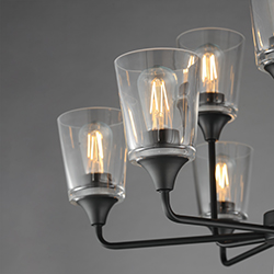 Hudson 9-Light Two-Tier Chandelier