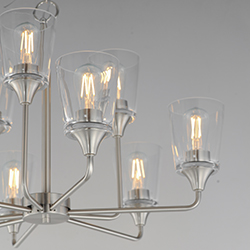 Hudson 9-Light Two-Tier Chandelier