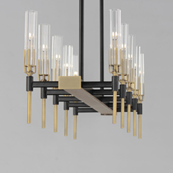 Flambeau 10-Light Linear LED Chandelier