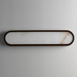 Plinth 24" LED  Alabaster Wall Sconce