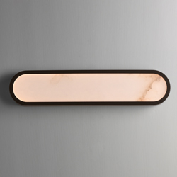 Plinth 24" LED  Alabaster Wall Sconce