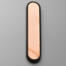 Plinth 24" LED  Alabaster Wall Sconce