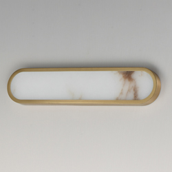 Plinth 24" LED  Alabaster Wall Sconce