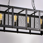 Palladium 4-Light Linear Pendant