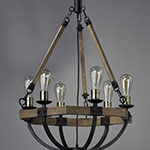 Lodge 6-Light Chandelier