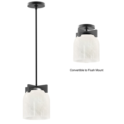 Scoop 1-Light Pendant/Flush Mount