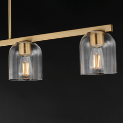 Scoop 4-Light Linear Pendant