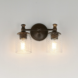 Swirl 2-Light Wall Sconce