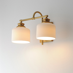 Bisque 2-Light Wall Sconce