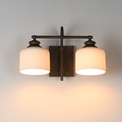 Bisque 2-Light Wall Sconce