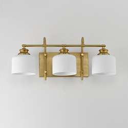 Bisque 3-Light Bath Vanity