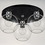 Vessel 3-Light Flush Mount