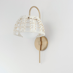 Macrame 1-Light Wall Sconce