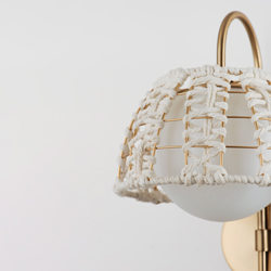 Macrame 1-Light Wall Sconce