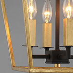 Abode 4-Light Small Chandelier