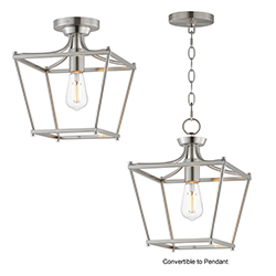 Clifton Single Pendant / Semi-Flush