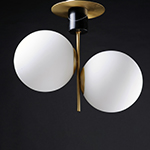 Vesper 2-Light Semi-Flush