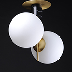 Vesper 2-Light Semi-Flush