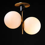 Vesper 2-Light Semi-Flush