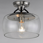 Goblet 1-Light Semi Flush Mount