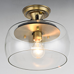 Goblet 1-Light Semi Flush Mount