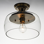 Goblet 1-Light Semi Flush Mount