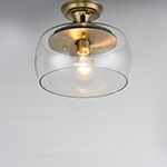 Goblet 1-Light Semi Flush Mount