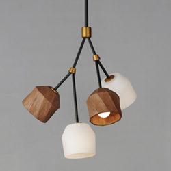 Akimbo 4-Light Pendant W LED Bulbs